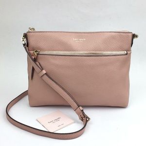 KATE SPADE medium polly leather crossbody bag